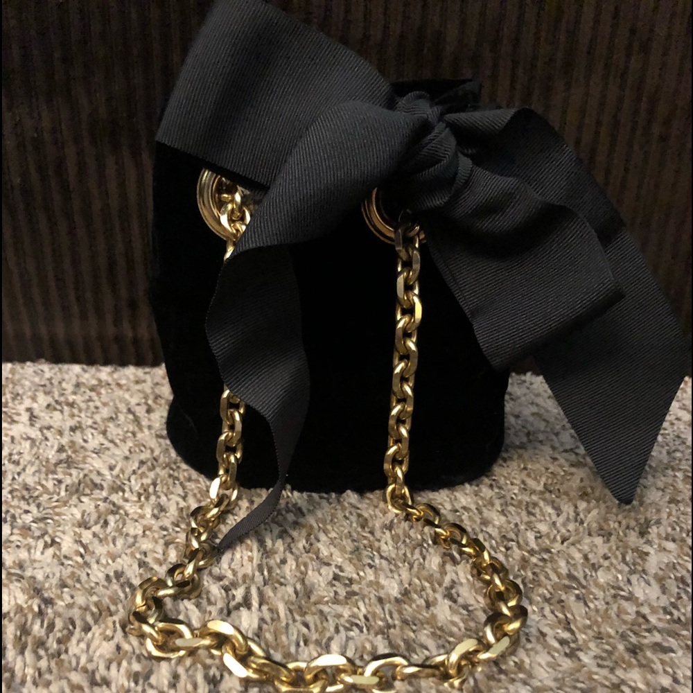 Delphine Delafon Paris velvet shoulder bag